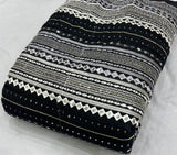 Assorted embroideries fabric