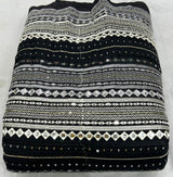 Assorted embroideries fabric