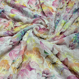 Georgette embroidery fabric