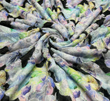 Georgette embroidery fabric