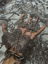 Cutdana embroidery fabric