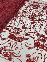 Cutdana embroidery fabric