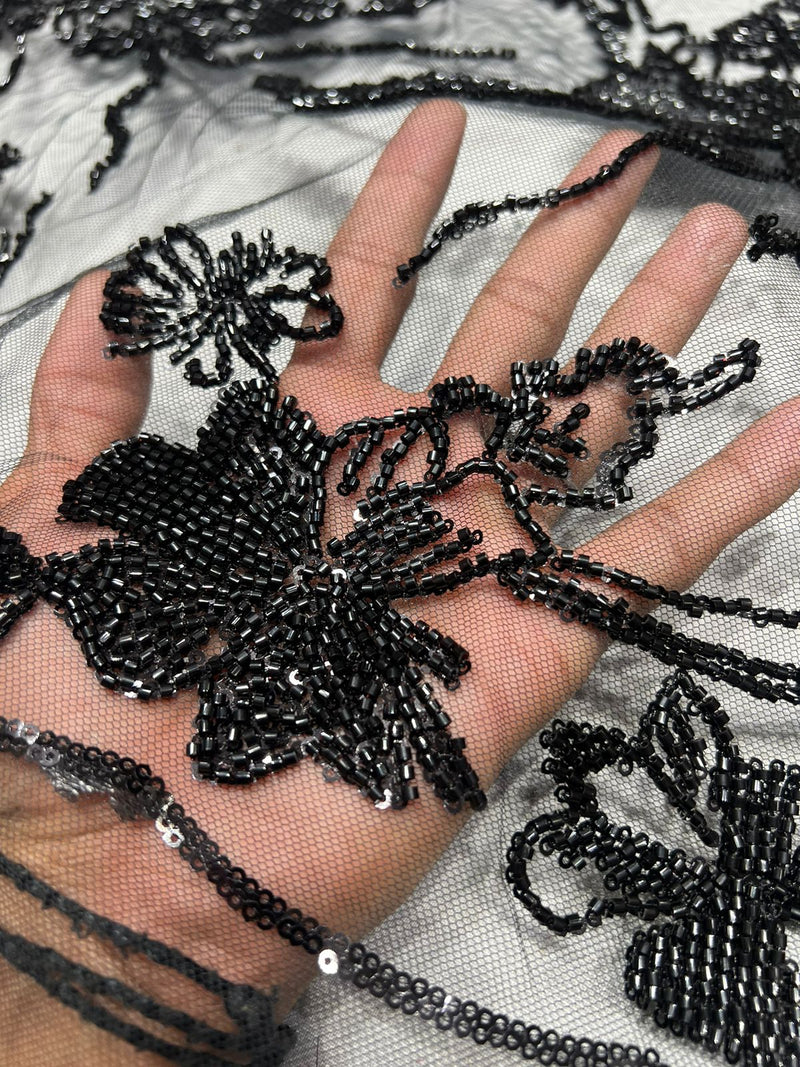 Cutdana embroidery fabric