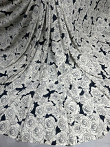 satin Digital print fabric
