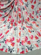 satin Digital print fabric