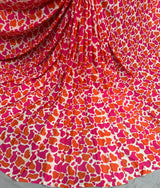 satin Digital print fabric
