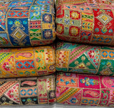 Viscose chinon embroidery fabric