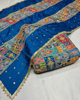 Viscose chinon embroidery fabric