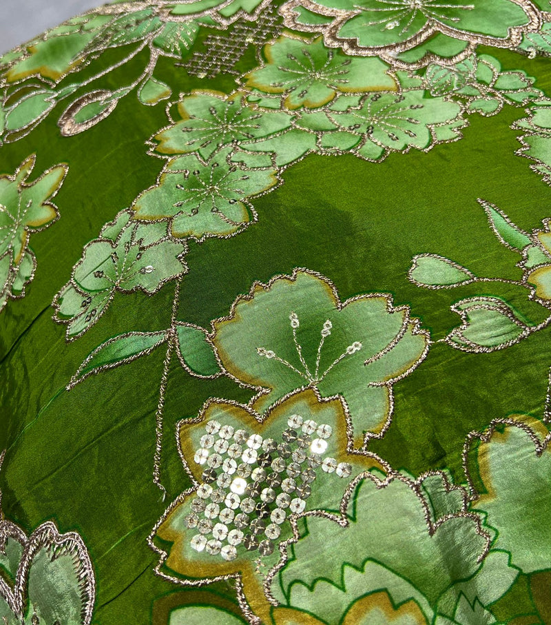 Position print embroidery fabric