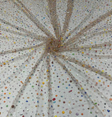 Net pearl embroidery fabric