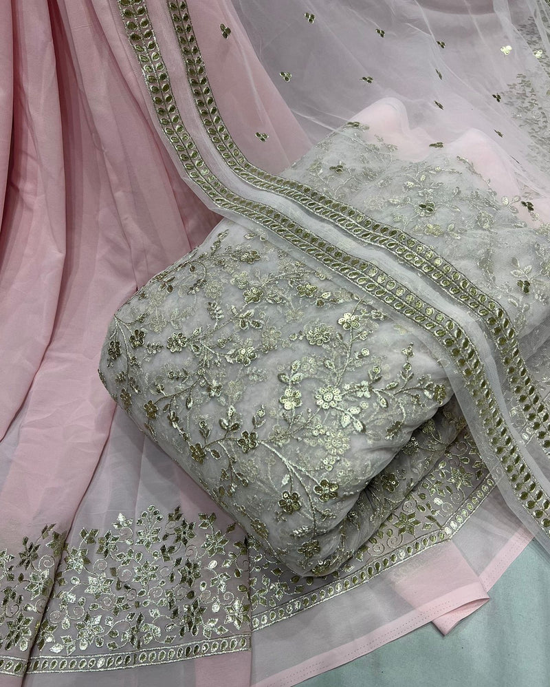 Net embroidery fabric