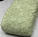 Heavy cutdana embroideryfabric