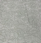 Heavy cutdana embroideryfabric