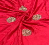 Pure viscose chinon fabric