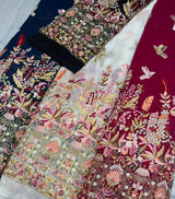 Multi embroidery fabric