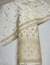 Pure upadha zari jaccord fabric