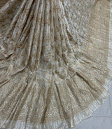 Pure upadha zari jaccord fabric