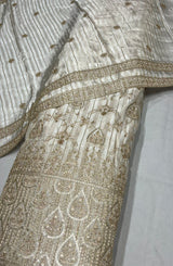 Pure upadha zari jaccord fabric