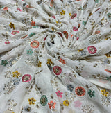 Pure georgette fabric