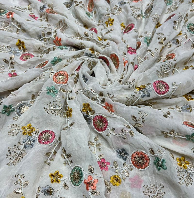 Pure georgette fabric