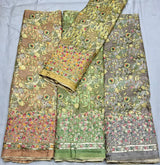Pure dola silk jacquard fabric