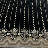 Velvet embroidery