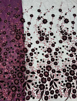 korean net cutdana embroidery