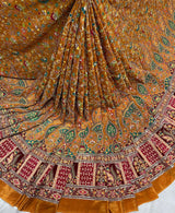 Position print embroidery Heavy coading work