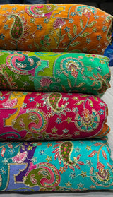 Pure Crepe Position Print Embroidery