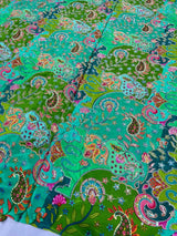 Pure Crepe Position Print Embroidery