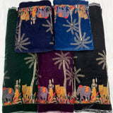 Velvet Border Multi Embroidery