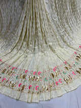 Multi Cutdana Border Embroidery