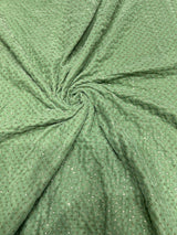 Velvet Checks Embroidery