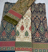 crepe Multi coding embroidery