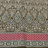 crepe Multi coding embroidery