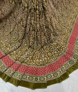 crepe Multi coding embroidery