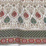 crepe Multi coding embroidery