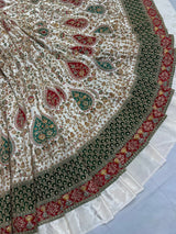 crepe Multi coding embroidery