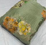Pure habutai soft silk crepe fabric