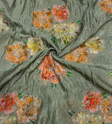 Pure habutai soft silk crepe fabric