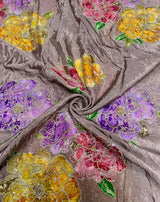 Pure habutai soft silk crepe fabric