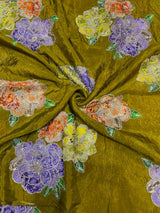 Pure habutai soft silk crepe fabric