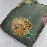 Pure habutai soft silk crepe fabric