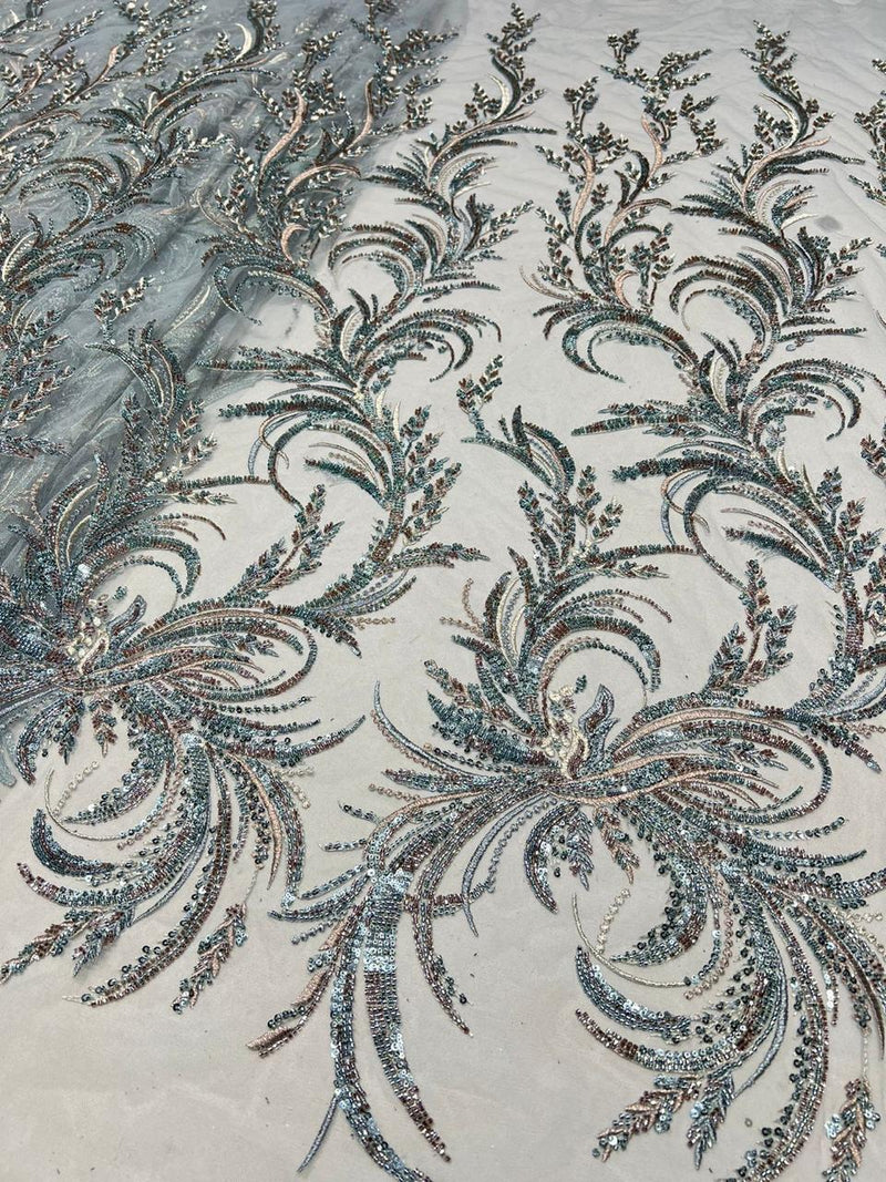 Nett Imported Cutdana Jaal Embroidery