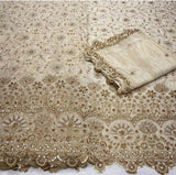 Tissue Cutdana Embroidery