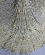 Tissue Cutdana Embroidery