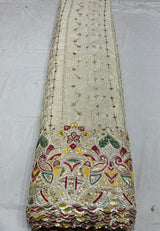 Tissue Cutdana Embroidery