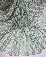 Crepe Golden zari