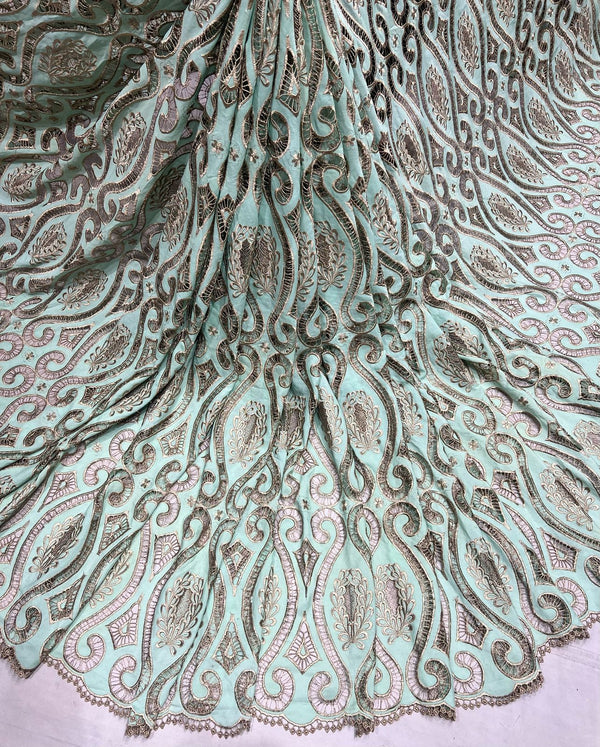 Crepe Golden zari
