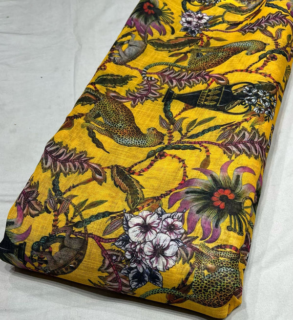Linen digital print 44 inches